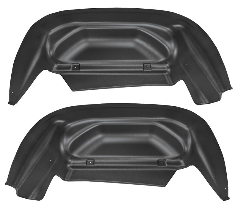Chevrolet Silverado Wheel Well Guards - Rear - Husky Liners - Black - `14-`15